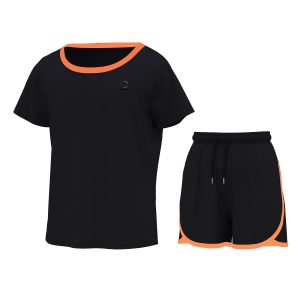 Girls Activewear T-Shirt and Shorts 2 Piece Set